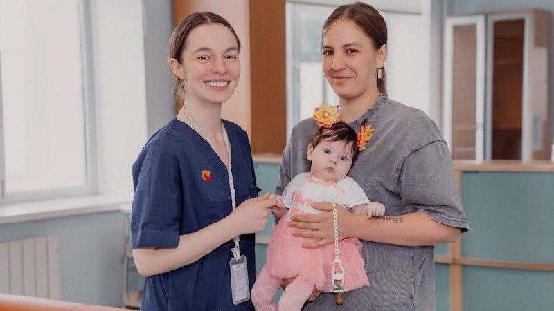 Каменистую опухоль в сердце трёхмесячной девочки успешно...