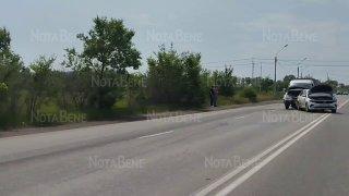 Авария на Аскизской — столкнулись Газель и такси. 🇷🇺...