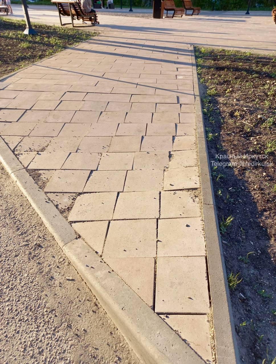 Качество работ по благоустройству вызывает вопросы у...