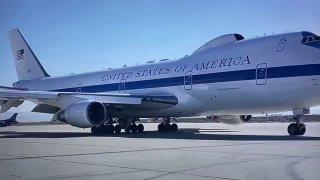 «Самолёт Судного дня» Boeing E-4B приземлился вблизи Вашингтона на авиабазе Эндрюс, которая обеспечивает президента США
