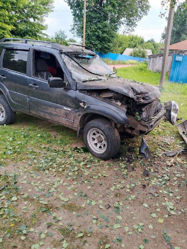 с.Алейниково Стародубского района, последствия после сброса на гражданский...