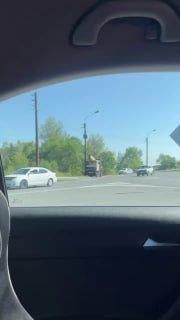 На кольце Вагонмаша автокран въехал в столб 🇷🇺 Источник: ЧП Хакасия