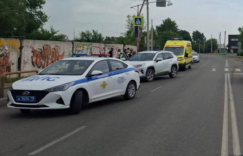 В Абакане пострадал несовершеннолетний пешеход