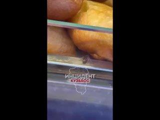 Кемеровчанин снял на видео таракана на полке с выпечкой в магазине