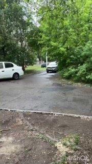 Из-за перекрытия части улицы Мира на перекрестке с ул Горького все машины...