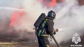В Кемерове сгорел дом на улице Челябинская