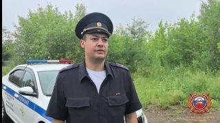 Сотрудники Госавтоинспекции устанавливают обстоятельства смертельного ДТП в Иркутском районе