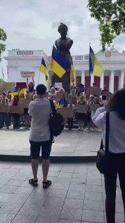 Пушкин вызвал бурю эмоций у одесситов: в городе прошло сразу два митинга, один из которых в защиту памятника поэту, а второй за его снос.