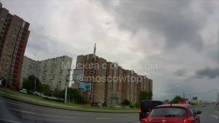 Момент ДТП на Бесединском шоссе попал на видео Столкновение с другим...