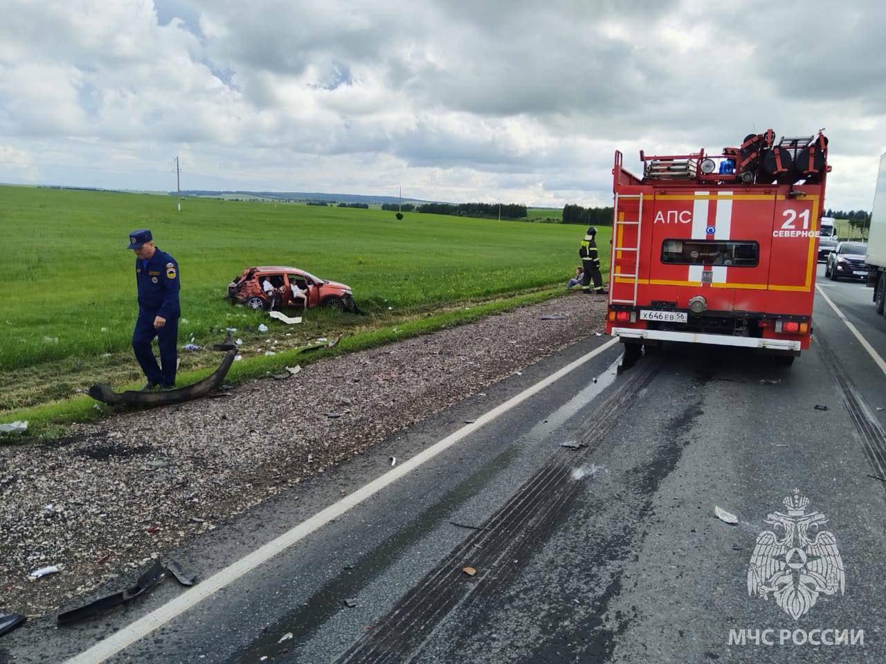 ДТП с грузовиком в Оренбургской области: пострадали 4 человека В Северном...