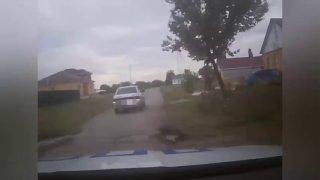 Опасная погоня: в Алексеевском округе водитель без прав пытался скрыться от полиции на машине