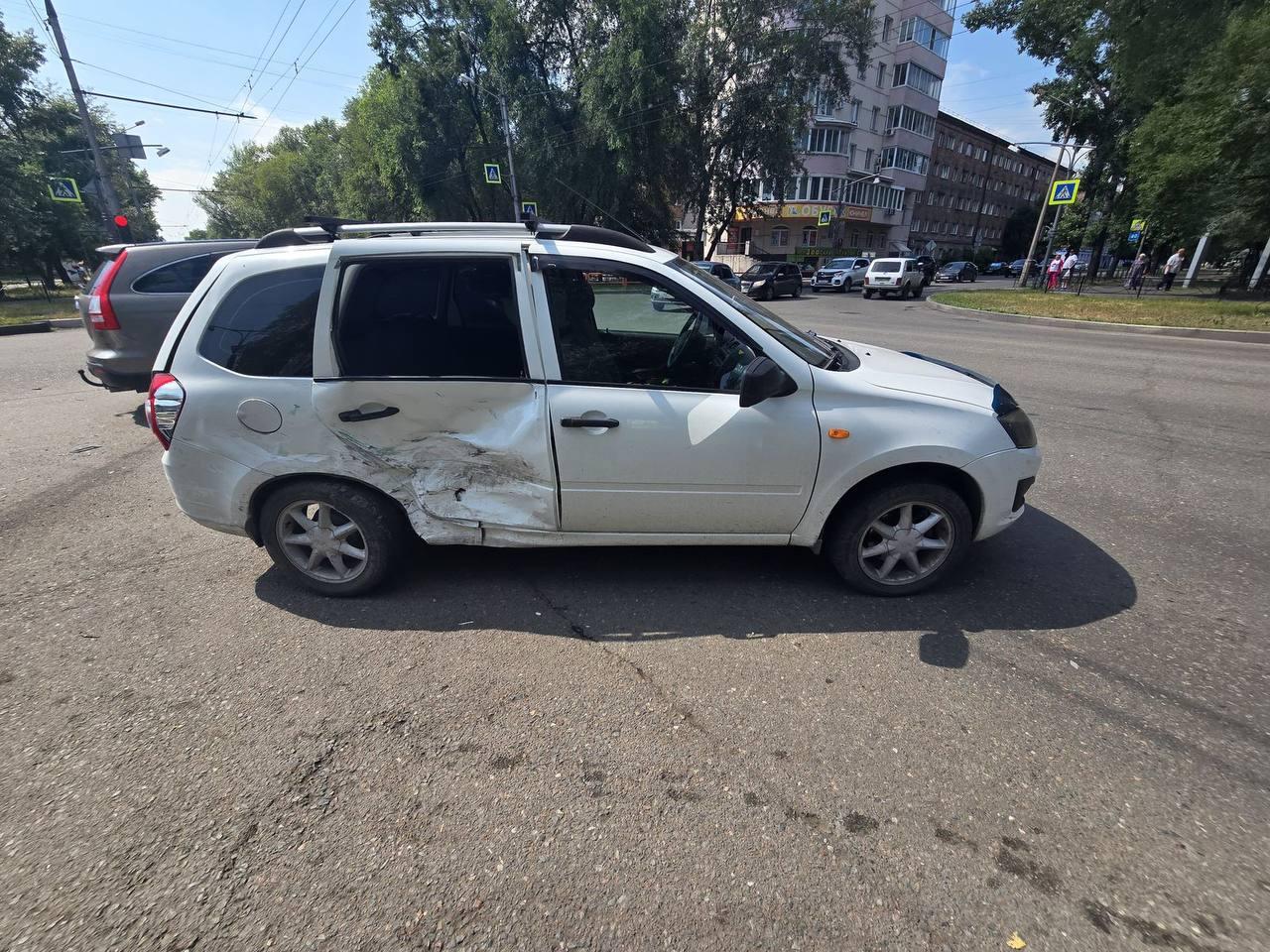 В Абакане непредоставление преимущества стало причиной ДТП