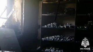 В Киселевском ГО ликвидирован пожар в магазине сантехники