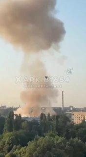 Рано утром по Харькову было несколько прилетов беспилотников по промышленному объекту