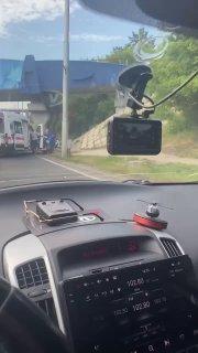 Жесткое ДТП с участием мотоцикла и легковушки произошло на Тухачевского. 🇷🇺...