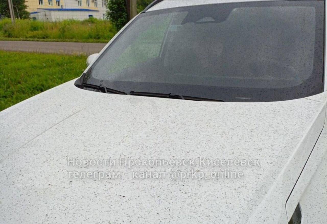 Черный дождь прошел в кузбасском городе