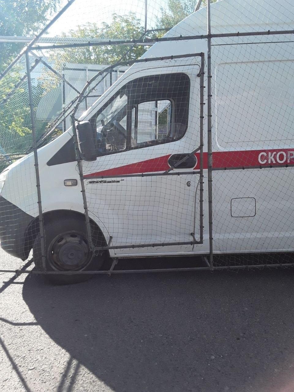 В Белгородской области кареты скорой помощи начали закрывать сетками от дронов