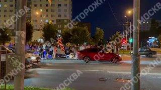 Полицейский автомобиль перевернулся в подмосковном Дмитрове. ДТП с участием...