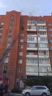 В Новокузнецке на улице Ермакова подожгли квартиру.