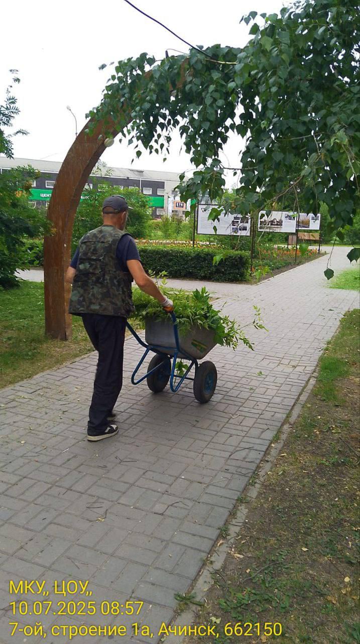 Борьба с растительностью Никто не спорит, что Ачинск в этом году зарос...
