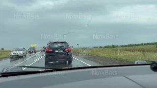 И да, если собираетесь в Минусинск или Шушенское, то по трассе пробка....