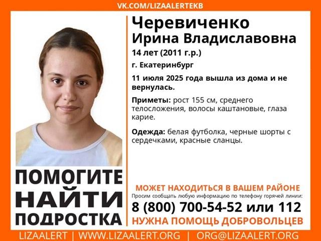 14-летний девочка пропала в СНТ «Хрустальный»