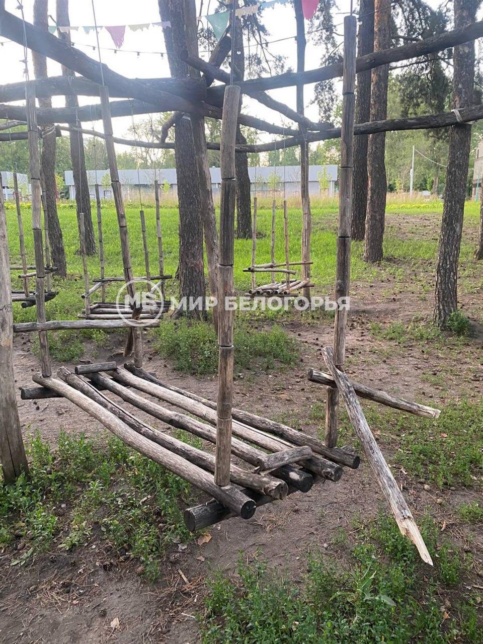 Качели в парке Ленина пришли в негодность всего за три года