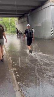 В некоторых районах Москвы ливень 🇷🇺 Источник: ЧП МОСКВА