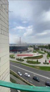 🔥 В Белгороде загорелась «Белгород-Арена» после серии хлопков