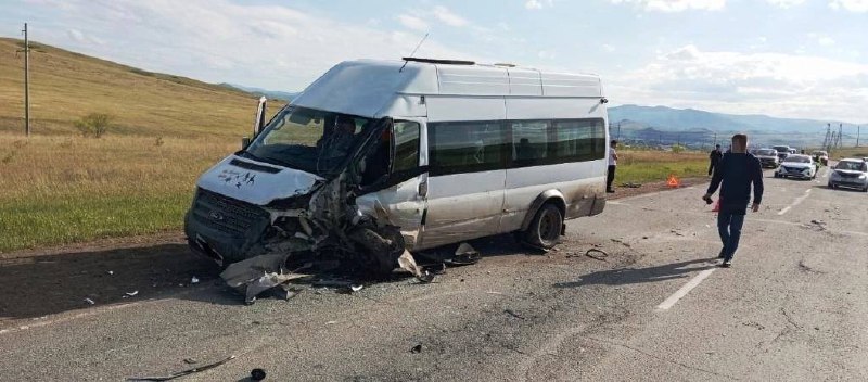 В Ширинском районе произошло ДТП на встречной полосе:...