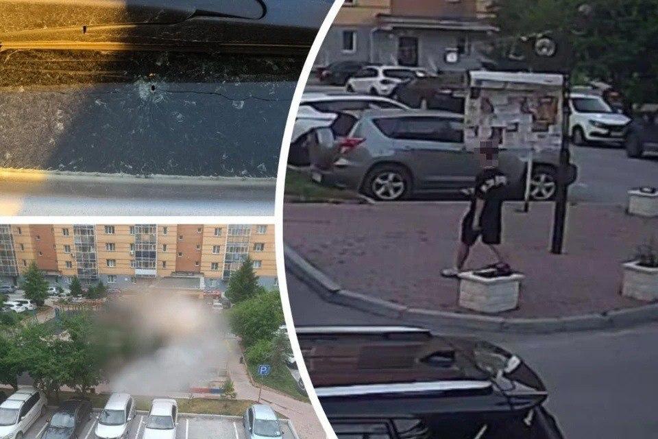 В Новосибирске неизвестный обстрелял авто и квартиру на «Родниках» В...