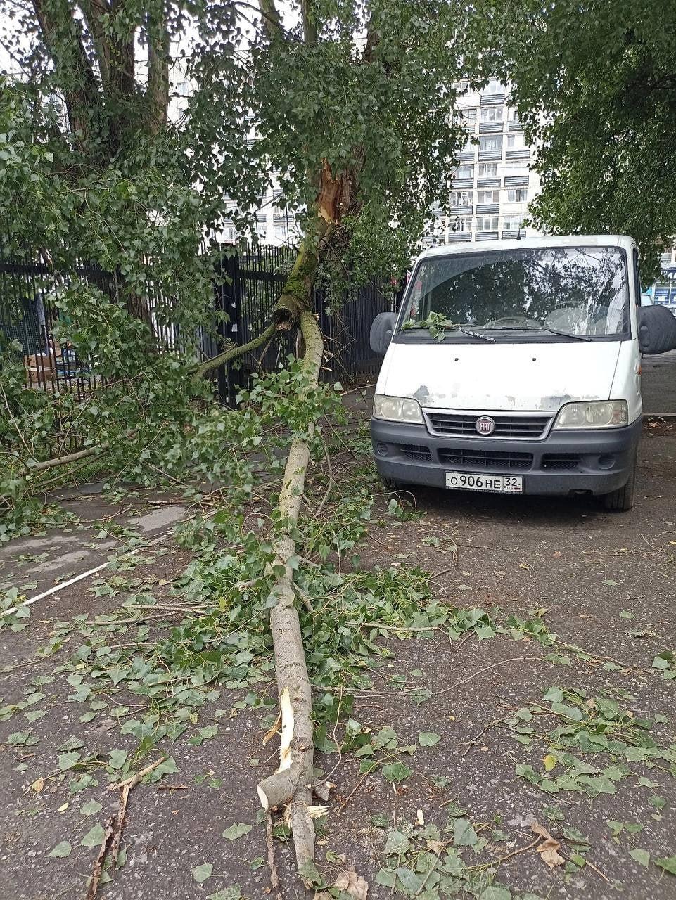 Автомобилисту возле рынка на Авиационной сильной повезло 🇷🇺 Источник: ЧП Брянск