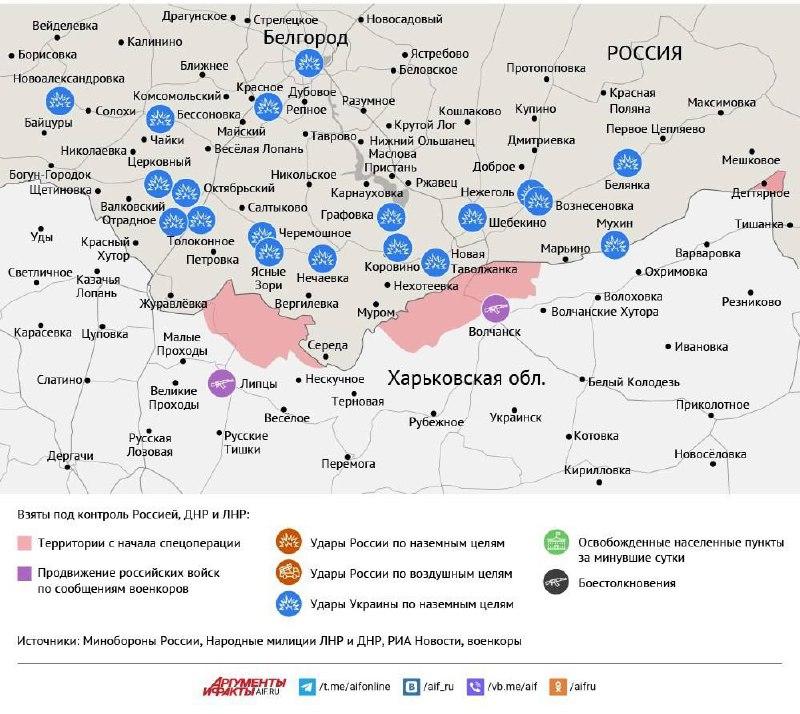 Карта боевых действий в зоне СВО на 21 июля 2025 года
