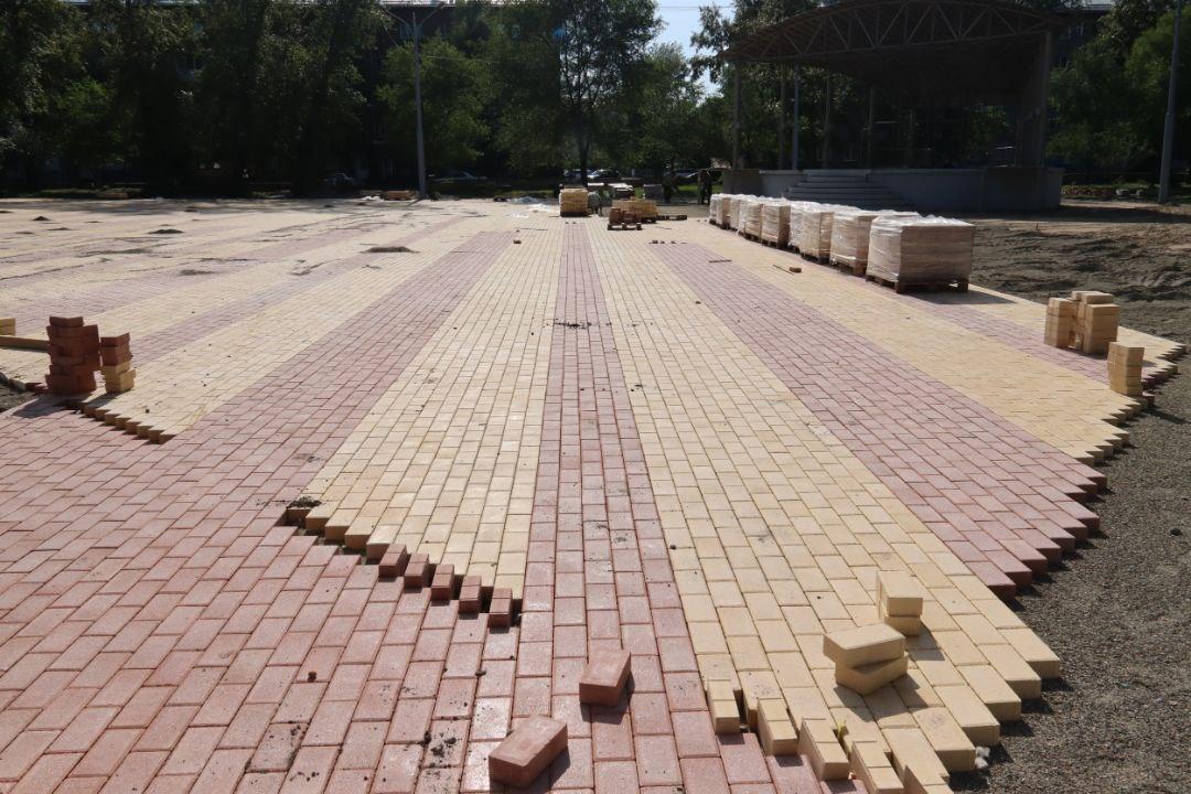 Работы в Черногорском парке завершат гораздо раньше срока. В договоре...