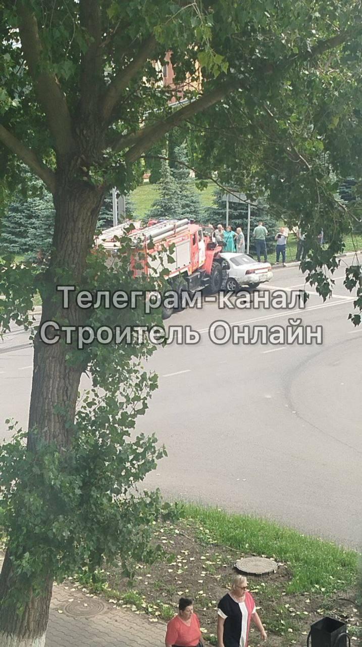 В Строителе произошло ДТП с участием пожарной машины Со слов очевидца,...
