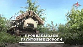 Военные инженеры обеспечивают транспортную доступность в ЛНР.