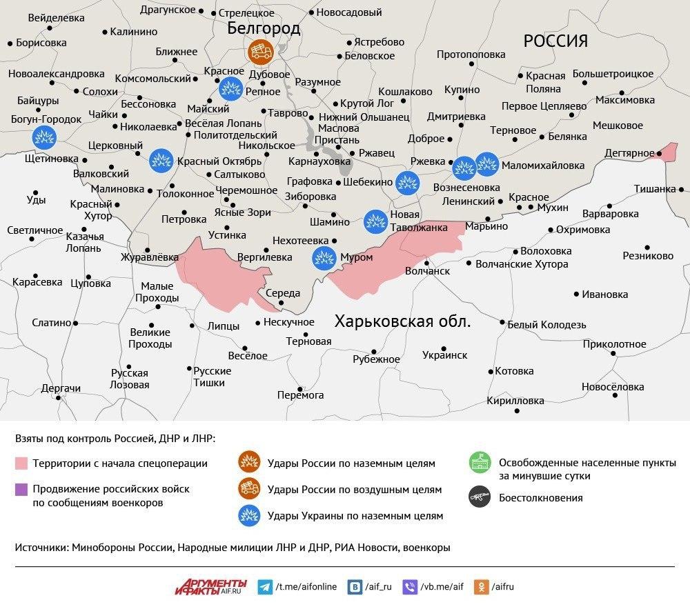 Карта боевых действий в зоне СВО на 26 июля 2025 года