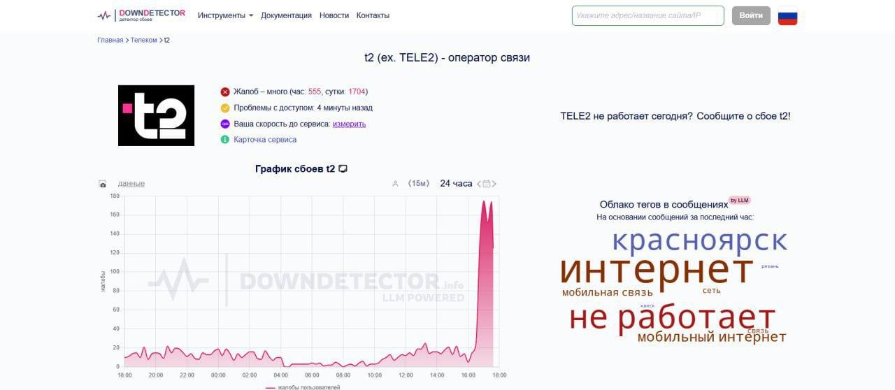В Красноясрком крае  массово жалуются на проблемы с мобильным интернетом.