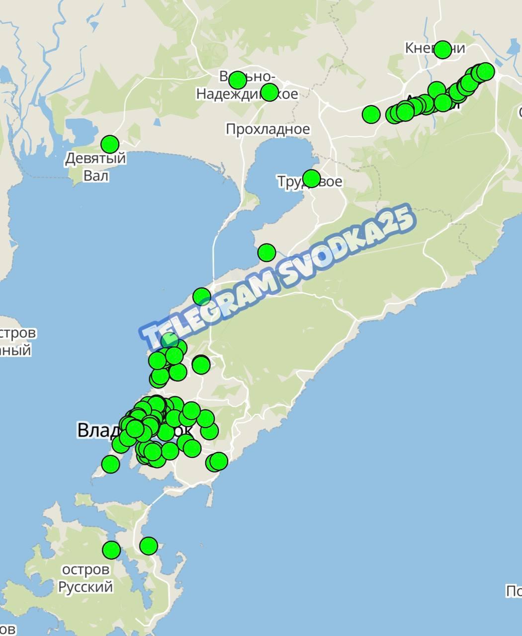 🗣Во Владивостоке в популярных общественных местах заработал бесплатный Wi-Fi — карта точек доступа