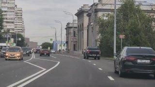Изменилась разметка на Речном вокзале
