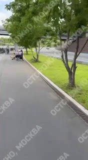 В Сокольниках мужчина на самокате нападал на женщин.