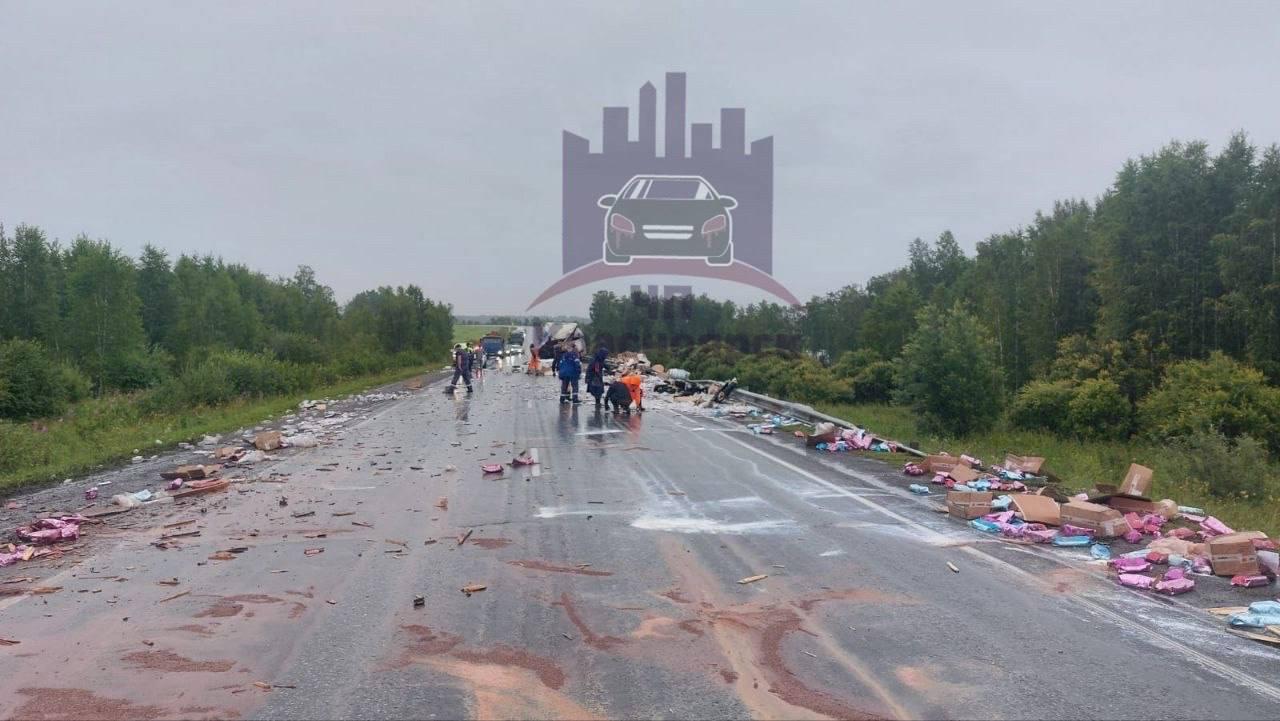 Сегодня в Рыбинском районе на 984-м километре федеральной трассы Р-255...