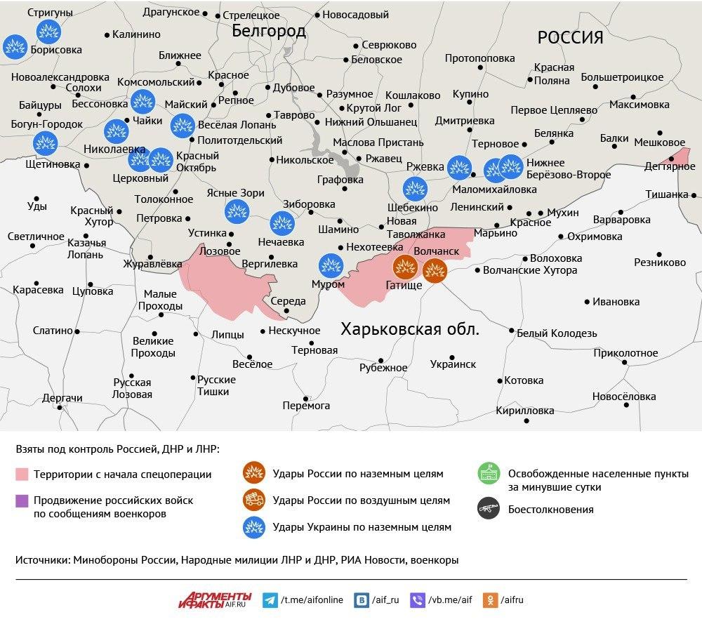 Карта боевых действий в зоне СВО на 7 августа 2025 года