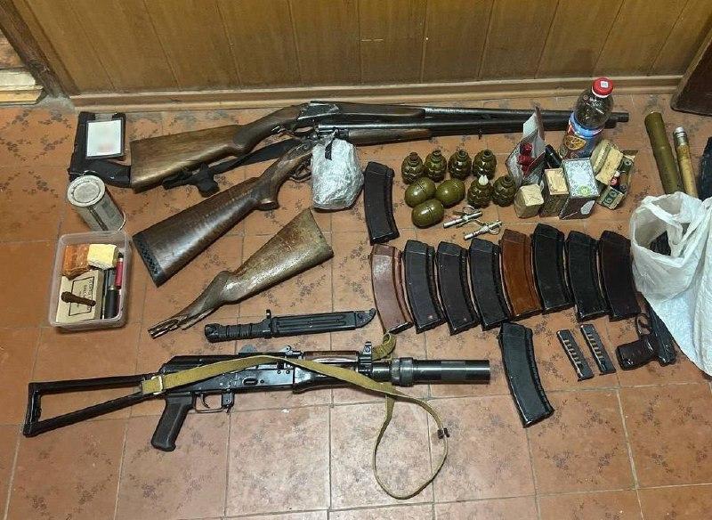 🔊УФСБ по Белгородской области изъяло крупную партию оружия с начала 2025 года...