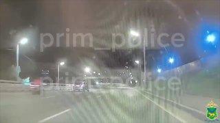 ❗️Момент страшного ДТП с участием мотоциклиста попал на камеру.