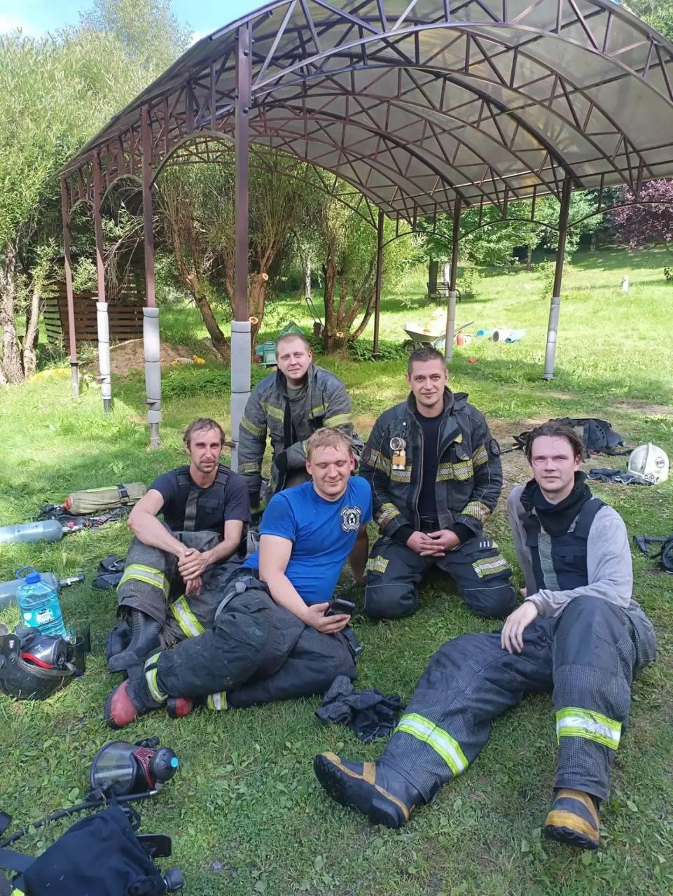 Пожарные спасли кошку во время пожара во Всеволожском районе В СНТ Долина...