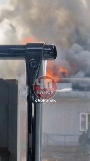 Крупный пожар на Бородинской Пожар произошёл в торговом павильоне площадью...