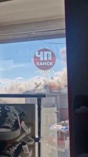 Крупный пожар на Бородинской Пожар произошёл в торговом павильоне площадью...