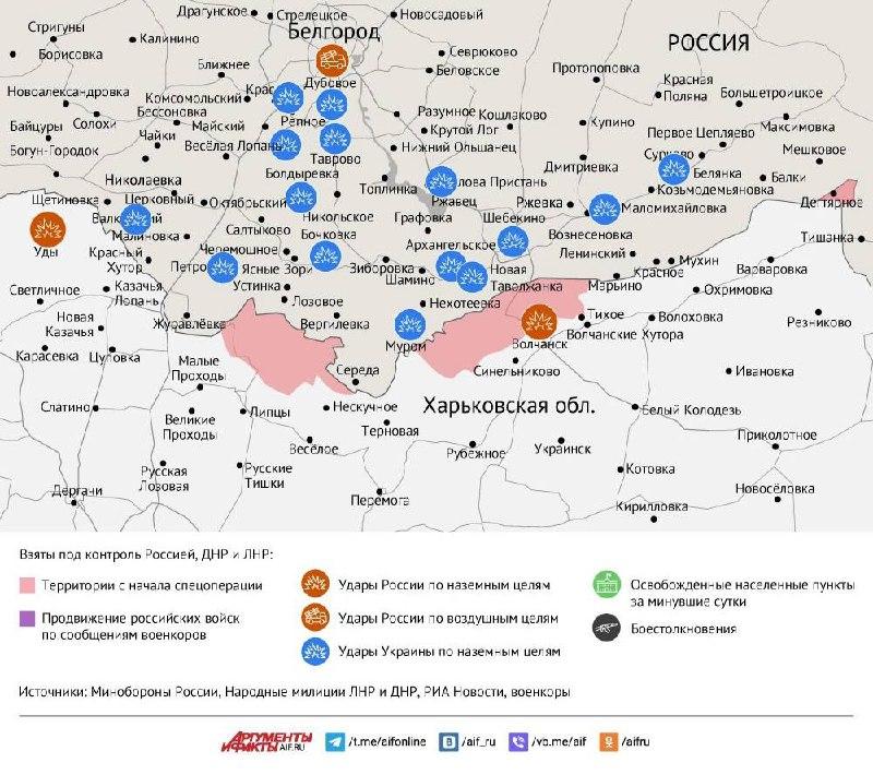 Карта боевых действий в зоне СВО на 18 августа 2025 года