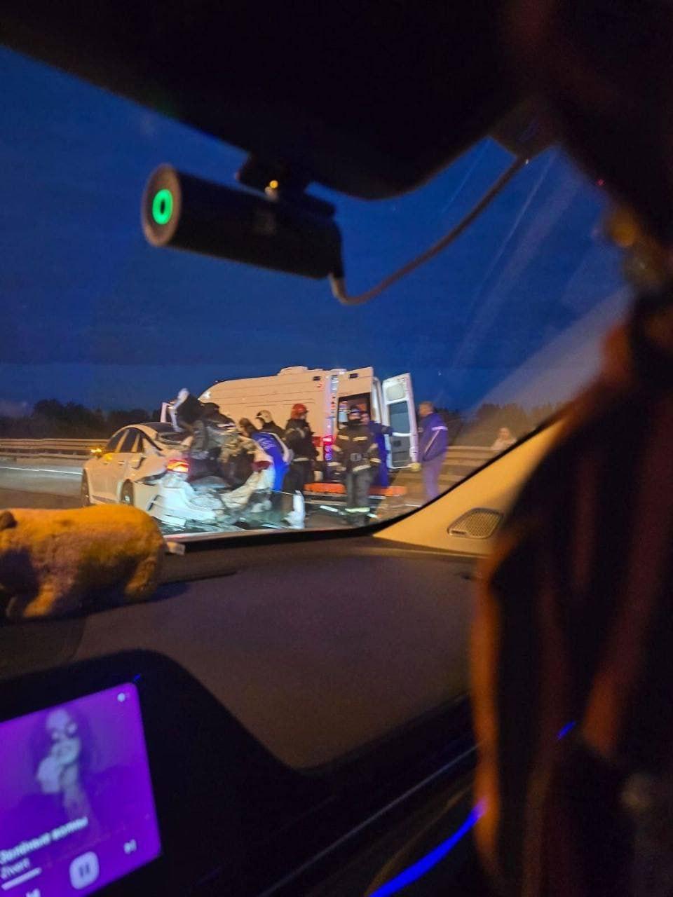 Двое человек погибли в страшной аварии ночью на КАДе Всё случилось на 78-м км...